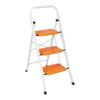 FOLDING 3 STEP LADDER SAFETY NON SLIP SMALL STOOL LADDERS KITCHEN DIY