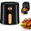 5.5L Manual Air Fryer Large Oven Low Fat Healthy Oil free Frying 1800W Cedolxnme