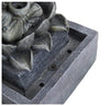 NEW Solar Powered Garden Water Feature with LED Lights Water Fountain Outdoor