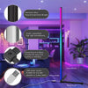 Tall Slim Music Sync RGB LED Corner Floor Lamp Neon Lights Bar Party Wall Light