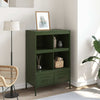 Highboard Olive Green 68x39x101.5 Cold-rolled Steel O8C7