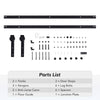 CO-Z 8 Ft 244cm Sliding Wood Barn Door Track System Kit Hardware Closet Set