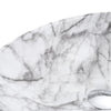 Oval Cloakroom Sink Countertop Basin 480x340mm Grey Marble Ceramic HandWash Bowl