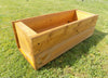 Rectangular Wooden Planters Garden Outdoor Flower Plant Pot Boxes Wood Large