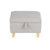 Storage Footstool Ottoman Footrest Makeup Dressing Table Stool Pouffe Seat Chair