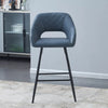 2 X Bar Stools Velvet Breakfast Chair Kitchen High Counter Stool Pub Restaurant