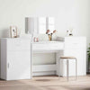Vopese 4 Piece Dressing Table Set White Engineered Wood Bedroom Furniture D3A6