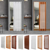 Internal Bi Folding Concertina Accordion Door PVC Sliding Divider Doors Bathroom
