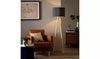 Tripod Floor Lamp Light Habitat 148cm Tall Wooden Light Lamp - Wood/Grey 2208178