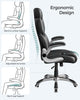 Office Chair, Ergonomic Gaming Chair, Adjustable Headrest, Tilt Function, Foldab