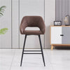 2 X Bar Stools Velvet Breakfast Chair Kitchen High Counter Stool Pub Restaurant