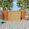 Large Wooden Double Wheelie Bin Store for 2 Bins Outdoor Garden Sheds Enclosure