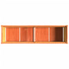 Camerina Garden Planter Wax Brown 180x50x50 Solid Wood Pine,Garden B0W2