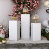 Metal Cylinder Plinth Pedestal Wedding Cake Dessert Flower Display Stand Party