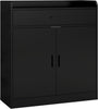 Shoe Cabinet Rack Storage 2 Door 1 Drawer Cupboard Footwear Stand Wooden Unit
