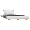 Bed Frame 75x190 Small Solid Wood Pine J7K9