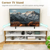 55” Media Entertainment Center Corner TV Stand for TVs up to 60” TV