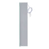 LED Bathroom Mirror Cabinet wit Storage 3 Color Lights Touch Switch Clock 2-Door