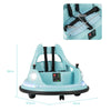 12V Electric Ride On Bumper Car Battery Powered Bumper Car Blue