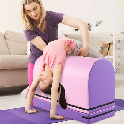 Mailbox Tumbling Mat Gymnastics Vaulting Box-Purple