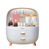 Large Cosmetic Skincare Storage Box 2 Drawers Bathroom Dressing Makeup Organiser