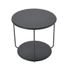 Round Coffee Table With Stool Set Space-Saving Living Room Balcony Leisure Table