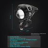 2pcs 12W Motorcycle Motorbike Headlight LED Fog Spot Lights Bulb Angle Eye Lamp