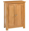 Shoe Storage Cabinet, 2-Door Large Wooden Cupboard Organiser, Wide Oak Rack