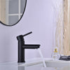 Bathroom Brass Sink Basin Faucet Mixer Taps Single Handle Black / Brushed Gold