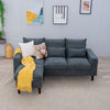 Luxury 3 Seater Corner Sofa Armchair Settee Couch with Footstool Living Room