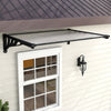 Door Canopy Awning Shelter Outdoor Porch Front Back Window Roof Rain Cover Panel
