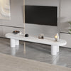 White Painted Coffee Table, TV Stand for TV up to 70 inch, TV Table, 160x40x40cm