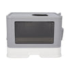 Large Self-Cleaning Hooded Cat Litter Box Enclosed Kitten Toilet Box Potty Tray