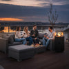 Outdoor Gas Patio Heater - 13kW Powerful Standing Propane Heater with Wheels