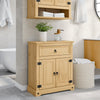Bathroom Cabinet 70x33x80 Solid Wood Pine Y7P0