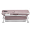 Folding Bathtub Water Tub Adult Children Kids Spa Soaking Sauna SPA Bath Tub Lid