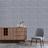 6 Pieces 3D Wall Panel Decorative Wall Tiles Cladding Wallpaper Waterproof Sheet