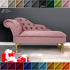 Chaise Lounge Chesterfield Sofa Pink Accent Chair Lucian Tufted Longue