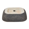 Vintage Wood Grain Rectangle Ceramic Vessel Sink 500 x 392mm Countertop Basin