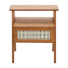 Compact Wooden Bedroom Bedside 1 Drawer Cabinet Furniture Nightstand Side Table