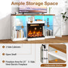 TV Cabinet for TVs up to 68” 150 CM Media Console Table-White