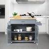 Kitchen Island Storage Trolley Rolling Cart Shelves Cupboard Cabinet Drawer Home