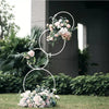 2x Wedding Backdrop Stand Flower Rack Metal Arch Door Party Prop Archway Decor