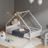 Pine Wood Kids Toddler Bed Boys Girls Bedroom Bedstead Bed Frame 197×97CM