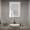 Tricolor LED Dimmable Bathroom Mirror Cabinet with Shaver Socket/Switch/Demister