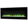 40'' Electric LED Fireplace Wall Inset/Wall Mount Heater Digital 9 Colours Flame