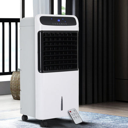 12L Portable Air Conditioner Cooler/Fan/Humidifier/Air Purifier/Heater+Remote