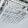 Modern LED Chandelier Light FlushMount Crystal Ceiling Light Living Bedroom Lamp
