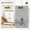Pet Feeder Station, Dog Cat Food Storage Feeding Station, Food Cabinet