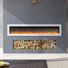 40-100in LED Fireplace Media Wall Fire Wall Mounted / Standing Electric Heater
